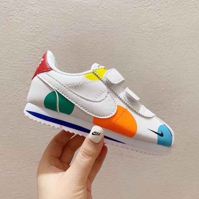 New color color Nike Abang leather noodle children_s sports shoes 22-35-6e89aae6